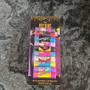 Disney Villians Multicolor Flavored Lip Balms - Set of 10